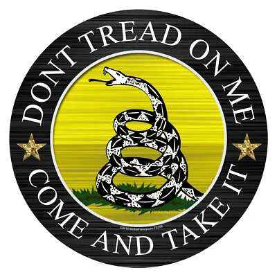 $2.95 • Buy Dont Tread On Me Snake Come Take It Circle Sticker - Car Truck Vinyl Decal FS208
