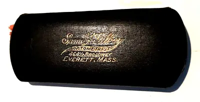 Vintage Sam'l J Gibley Optometrist Everett Mass Eyeglasses Case • $8.75