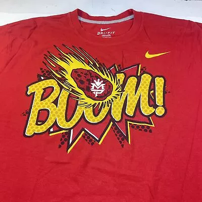 Nike Dri Fit Manny Pacquiao Pac Man Boom Boxing Fight Fighter T Shirt Xxl  • $29.99