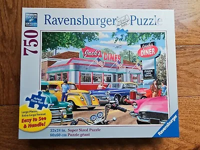 2019 Ravenshutger  Jack's Diner  750 Piece  Puzzle UNCOUNTED  • $8