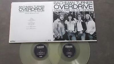 Bachman Turner Overdrive Taking Care On The Highway 2xLP *EX+/MINT X2*GF*CLEAR* • £13.50