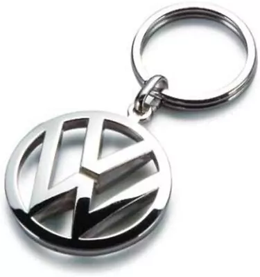 Volkswagen Metal Key Chain Keyring Fob Silver • $14.99