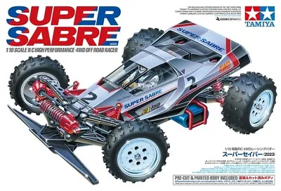 Tamiya RC 58728 1:10 Super Sabre 2023 4WD Off Road Buggy Model Car Assembly Kit • £229.99