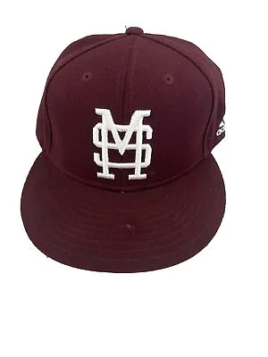 Mississippi State Bulldogs Baseball Adidas On Field Fitted Hat Climalite Size 8 • $12