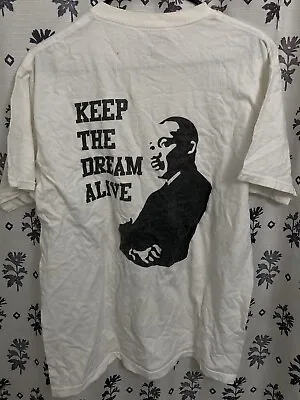 Vintage Martin Luther King Mlk Double Sided T Shirt Size Large • $4
