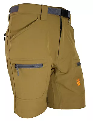 Spika Xone Shorts Brown Mens Hunting Shorts With Adjustable Belt 3XL HCS-XON-1A7 • $101.95