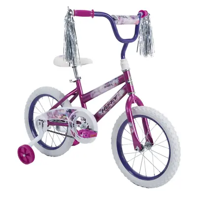 GIRLS KIDS TRAINING BIKE 16 Inch Bicycle Ages 4-6 W/Training Wheels Purple • $84.71