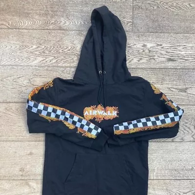 Airwalk Spellout Flame Checkered Hoodie • £19.99