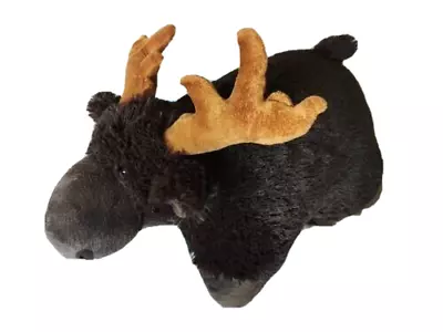 Genuine My Pillow Pet Moose Plush Stuffed Retired 2010 Large 18” Brown Soft • $15.95