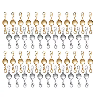 48PCS Magnetic Lobster Clasps Jewelry Necklace Converter Extender Hook Closures • $23.63