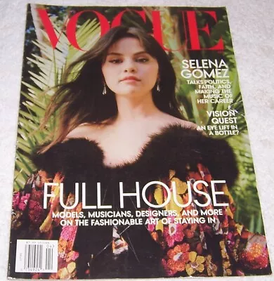 Vogue Magazine April 2021 Selena Gomez • $2.99