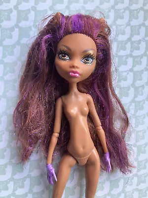 AS IS Nude Monster High Sweet 1600 Clawdeen Wolf Doll W/ Earrings READ DESCRIP. • $8.39