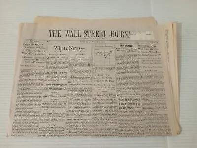 $5.99 • Buy Wall Street Journal Pacific Coast Ed Oct 25 1976 Vietnam Accepts Relations Talks