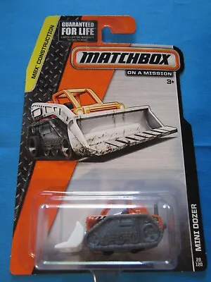 MATCHBOX MBX Construction MINI DOZER Diecast BULLDOZER Toy CFW02 - 0910 NEW • $9.79