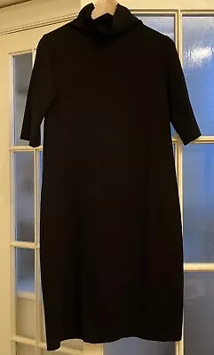 Kuwaii Dress - Black High Neck Midi Dress - Sz 6 - As New - SALE 50% OFF! • $50