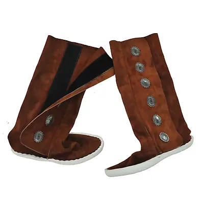 6 Button 15  Moccasins W/ Hook And Loop Fasteners • $782.97