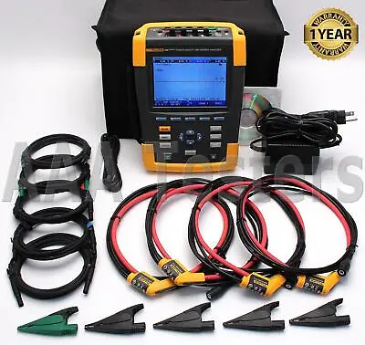 Fluke 435 Series II 2 Three Phase Power Quality Analyzer Meter W/ Harmonics • $5169