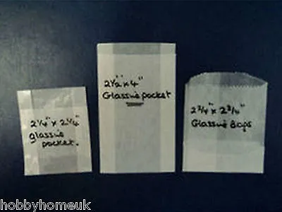 £5.04 • Buy 100 X Glassine Envelope Bag Pocket Packet Store Stamps Seeds Wedding Confetti