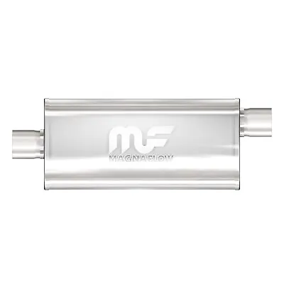 Magnaflow 12259 Stainless Muffler 3   Offset Inlet/Center Outlet 18  Body Length • $147.99