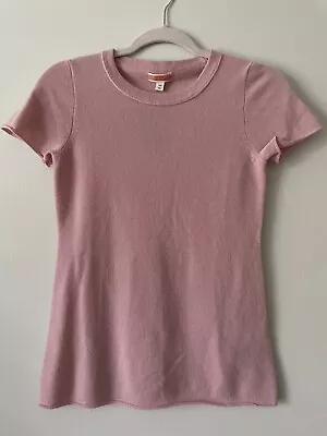 J.CREW NWT Soft Knit 100% Cashmere Short Sleeve Sweater T-Shirt Top XS BLOUSE • $39.99