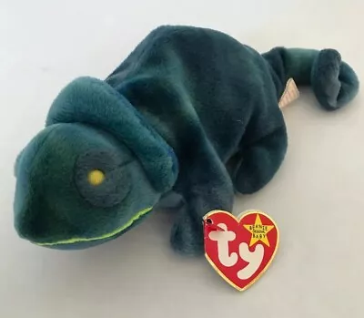 Ty Beanie Baby Rainbow The Chameleon **Rare** Retired**Collectable** • $249.99