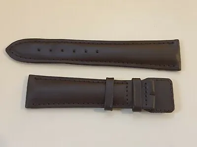 Brand New LONGINES Aviator 22mm Dark Brown Leather Watch Strap • £29.99