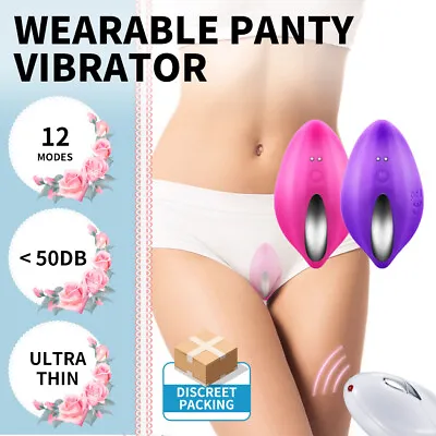 $34.99 • Buy Urway Vibrator Remote Control Wearable Vibrating Clitoris Bullet Adult Sex Toys