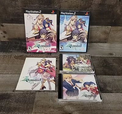 Ar Tonelico II Melody Of Metafalica Sony PlayStation 2 LE NIS Exclusive 1 Owner  • $299.98