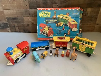 Vintage 1973 Fisher Price Little People Circus Train With Box. Missing Conductor • $68