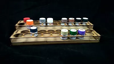 Paint Stand 36 Pots Rack Storage Tamiya Acrylic Hobby Airfix Wargames Table Top • £14.95