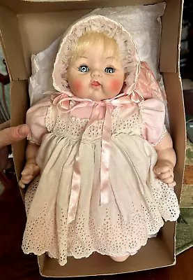 Madame Alexander Baby  McGuffey Blond Blue Eyes Baby Girl 18 Inch Vintage 1962 • $120