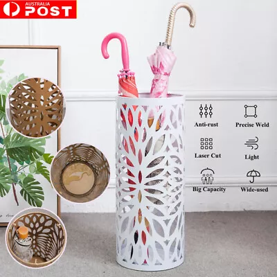 $49.15 • Buy Quality Metal Umbrella Holder Stand Floor Vase 50x20x20cm 3 Colors AU