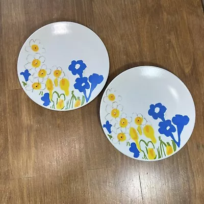 2 Vintage Vera Mikasa Field Flowers Bread / Dessert Plate 6.5  F7401 Japan • $25