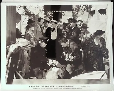 The Bank Dick 8 X 10 Still 1940 W.C. Fields Grady Sutton! • $22.39