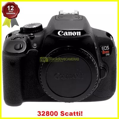 Canon EOS Rebel T4i 650D Black Body 18Mp SLR Camera • £208.04