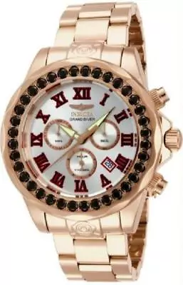 Invicta 14537 Men's Grand Diver Swiss Limited Chronograph Gem Rose Gold Watch • £251.79