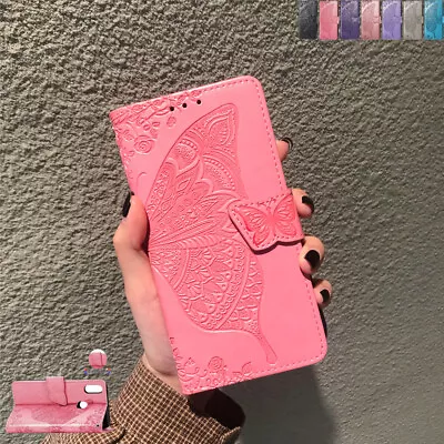 For Huawei Y6 Y7 Y9 2019 Nova 7 8 SE Pro Y5P Y6P Butterfly Flip Wallet Case Cove • $15.98