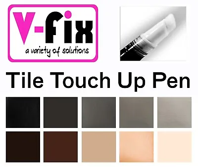 £6.95 • Buy Tile Touch Up Paint Scratch / Chip Repair - Ceramic Porcelain Terracotta Marble