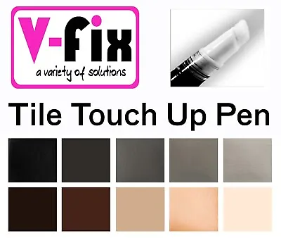 Tile Touch Up Paint Scratch / Chip Repair - Ceramic Porcelain Terracotta Marble • £6.95