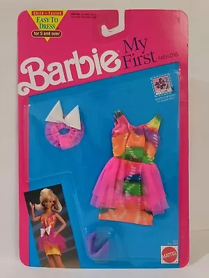 BARBIE Vintage 1991 MY FIRST FASHIONS #4271 - Easy To Dress - PARTY DRESS • $11.98