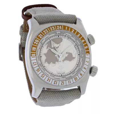 Zodiac Desert GMT Master Mens Stainless Steel Quartz Watch ZO7001 • $207