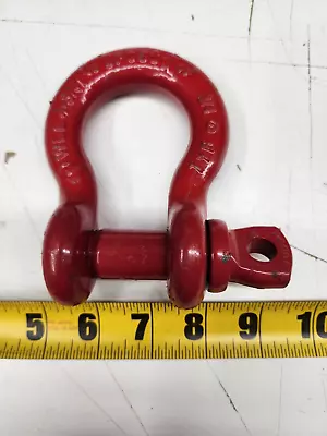 Crosby 1018507 3/4  Red Carbon Steel 9500 Lbs WLL Anchor Shackle Brand New • $48.99