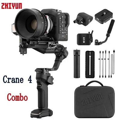 Zhiyun Crane 4 Combo Gimbal Stabilizer For DSLR Camera R Cinema Camera Camcorder • $1099