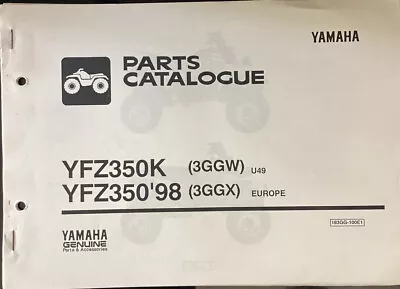 Yamaha Genuine-parts Book  YFZ350K 1998 BANSHEE • $45