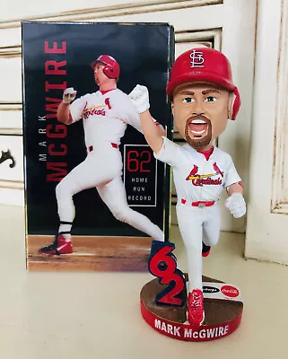 FUNKY PAINT JOB ~ Mark McGwire 62 HR ~ 2018 St. Louis Cardinals Bobblehead SGA • $39.99