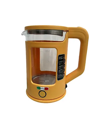 Vintage Electric 1.7L Glass Kettle Boil Dry With Keep Warm Function - Yellow • $44.99