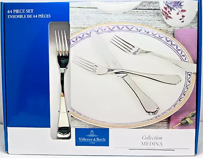 Villeroy & Boch Cutlery Set Medina Collection - 64 PCS Set • $121.55