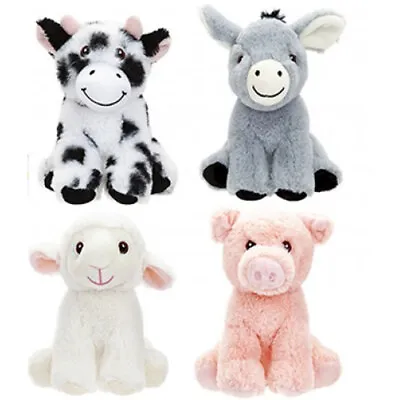 Farm Animals Plush Soft Toy 6  - 4 Designs - Your Plant Eco Toys - PMS NEW • £12.99