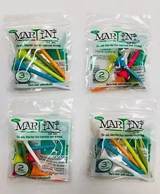 Martini Golf Tees Combo 4- Pack. 3-1/4'' Original & 2'' Original • $22.98