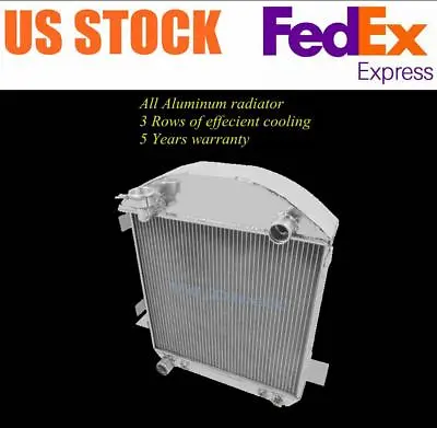 $155 • Buy 62mm 3 Row Aluminum Radiator Fit Ford Model T Bucket Ford Engine 1917-1927 AT/MT